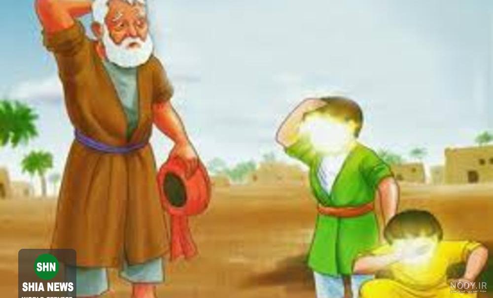عکس امام حسن و حسین
