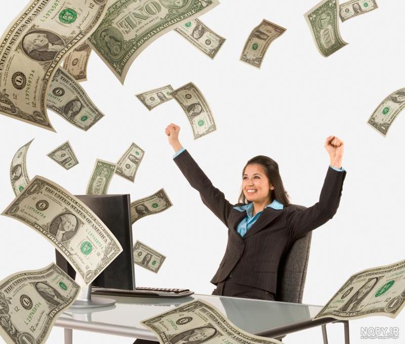 عکس نوشته مرد بی پول