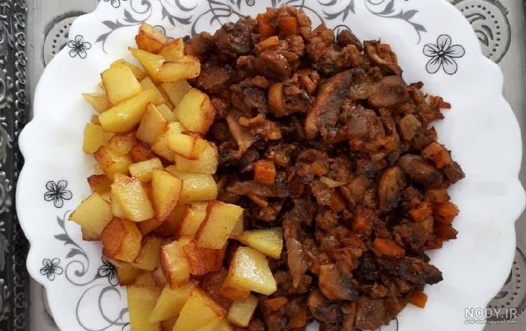 انواع غذا با گوشت و سیب زمینی انواع غذا با گوشت و سیب زمینی