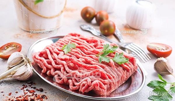 غذای مدرن با گوشت گوسفندی غذای مدرن با گوشت گوسفندی