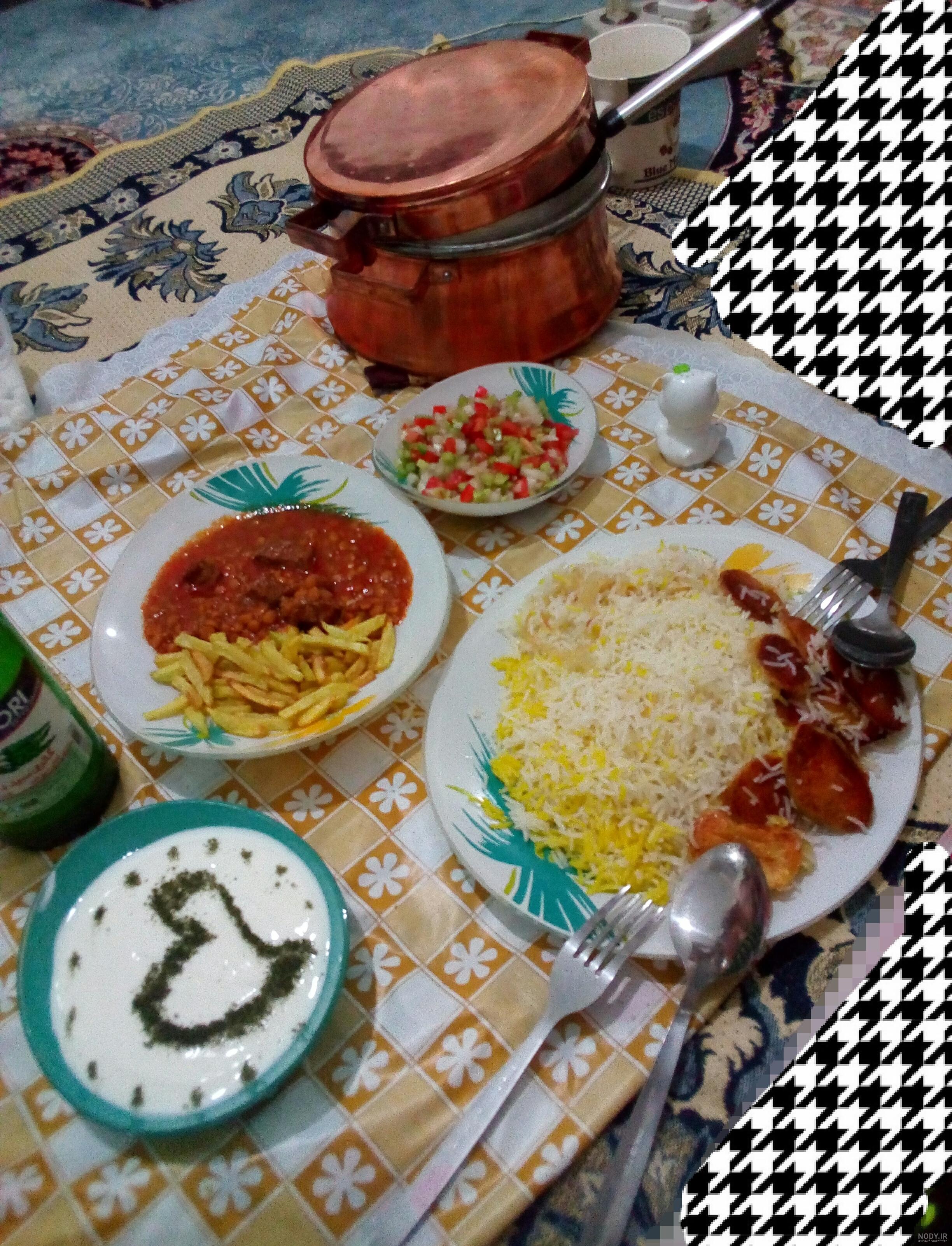 شام ساده و فوري