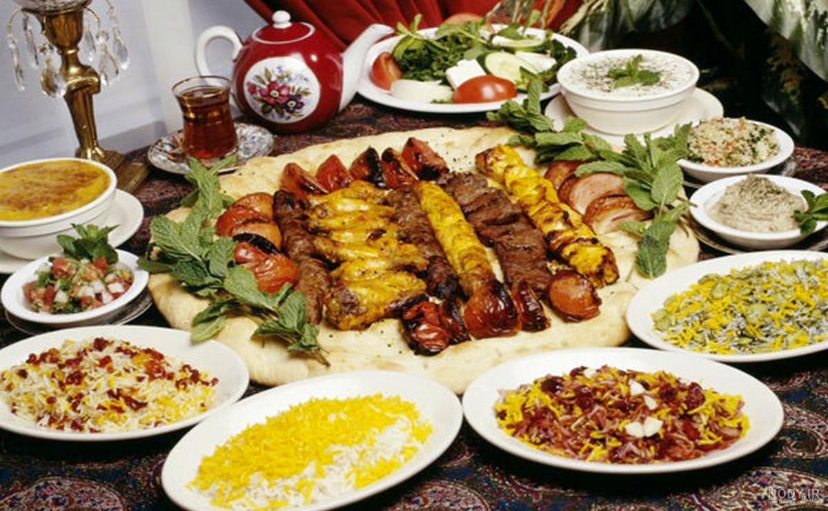 عکس های غذای شامی