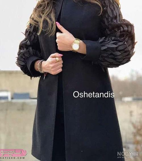 مدل مانتو آستین فانوسی مدل مانتو آستین فانوسی