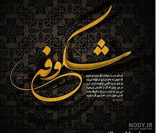 عکس نوشته شکوفه بهاری