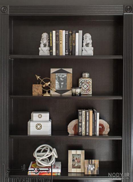 تزیین کتابخانه منزل تزیین کتابخانه منزل