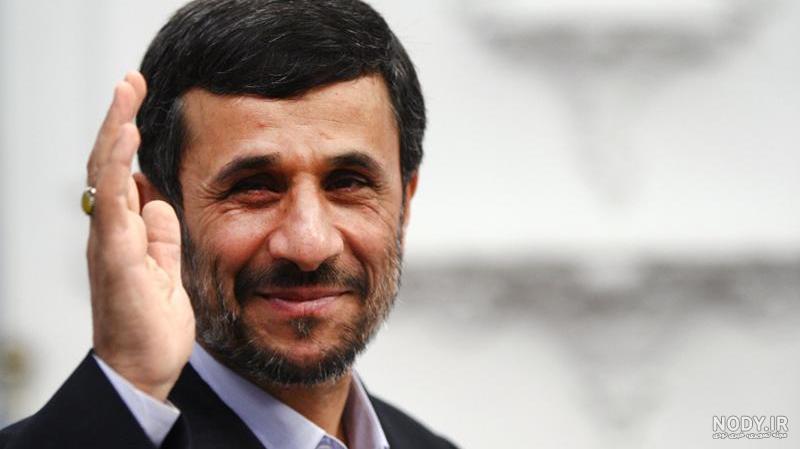 صحنه تصادف احمدی نژاد