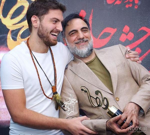 عکس حسن فتحی و پسرش