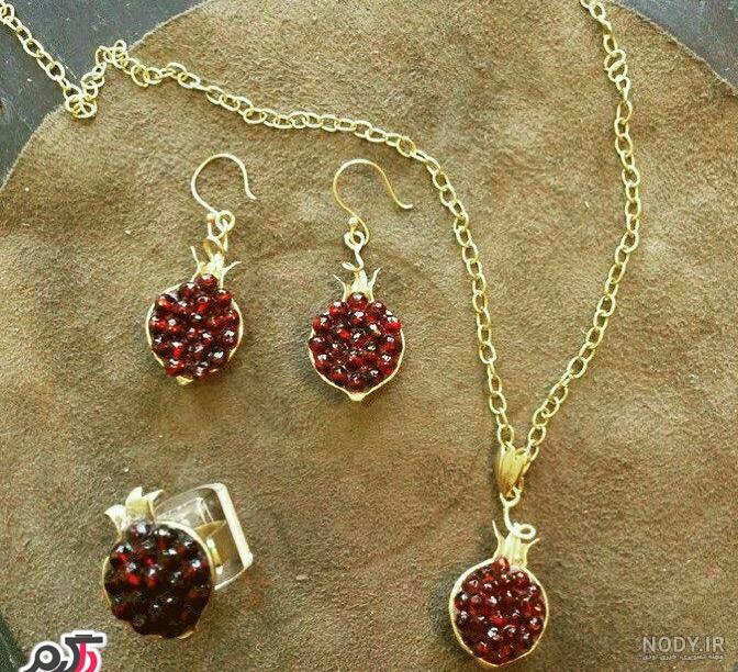 گردنبند انار طلا گردنبند انار طلا