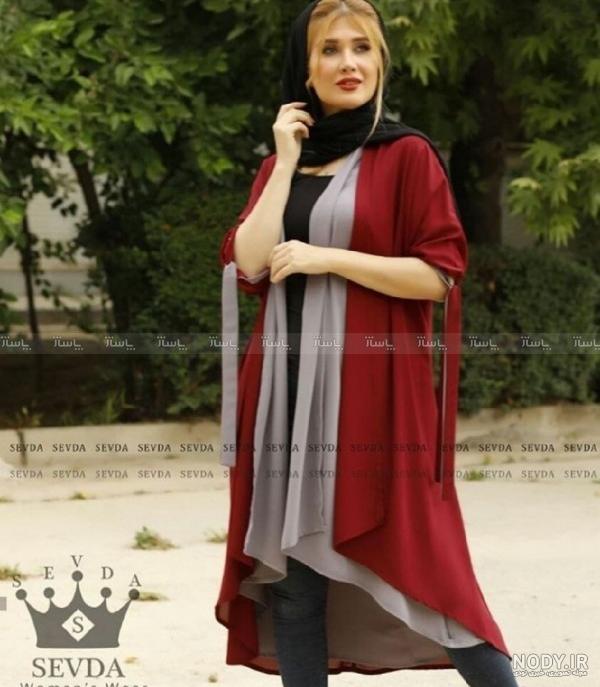 مدل مانتو کرپ حریر کوتاه مدل مانتو کرپ حریر کوتاه