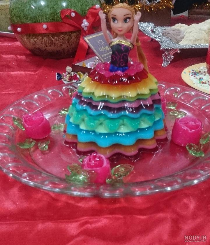 ژله لقمه ای برای تولد