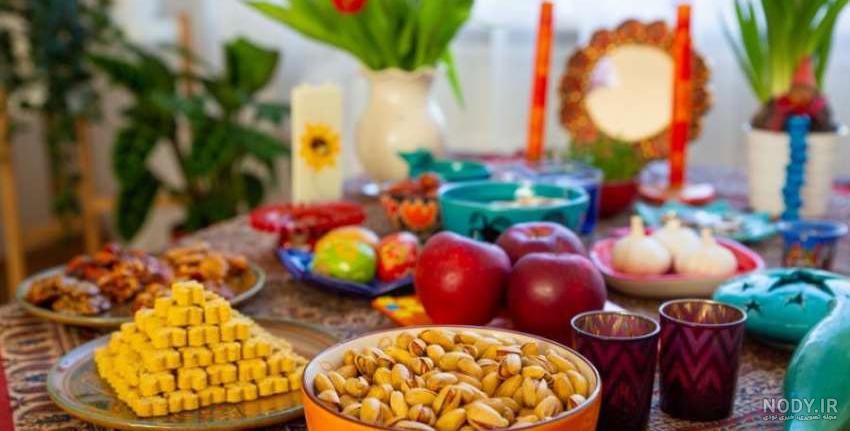 عکس سفره هفت سین فانتزی در اینستاگرام