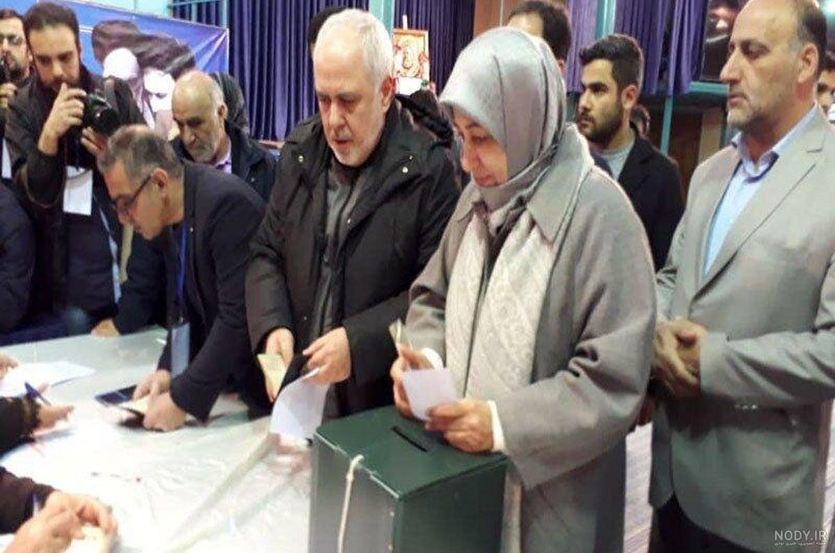 بهنام محمودی و همسرش
