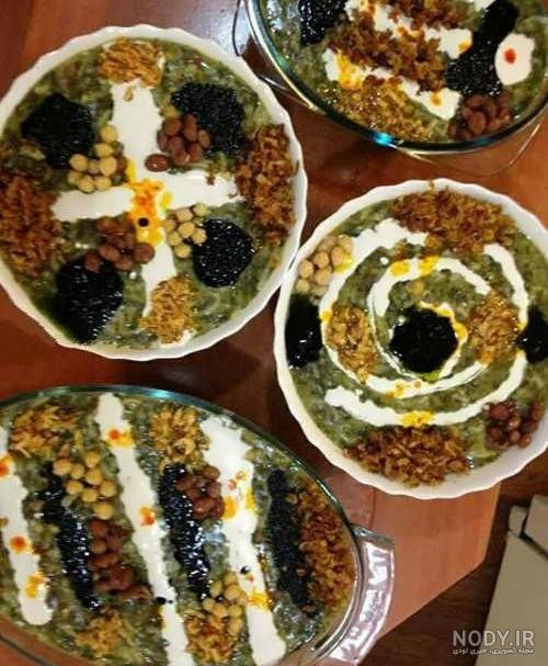 جدیدترین تزیین آش رشته