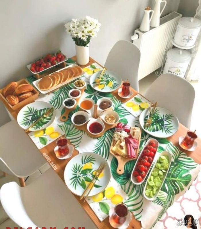 عکس صبحانه ساده