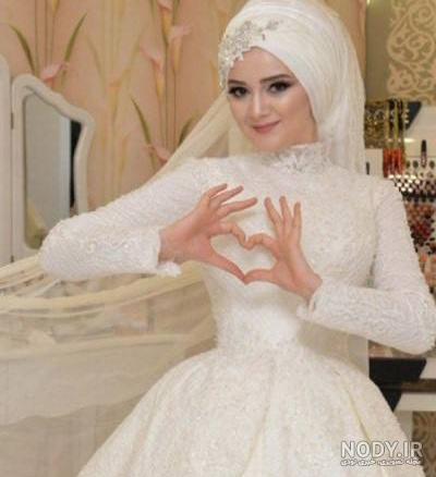 عکس عروس نیمه حجاب