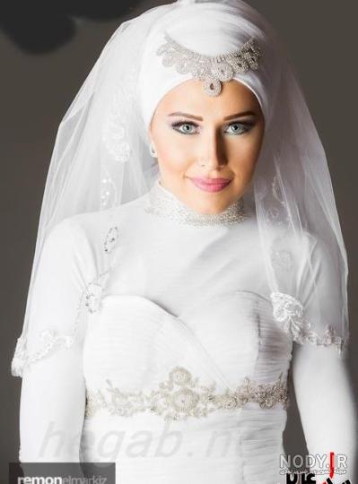 لباس عروس با حجاب لباس عروس با حجاب