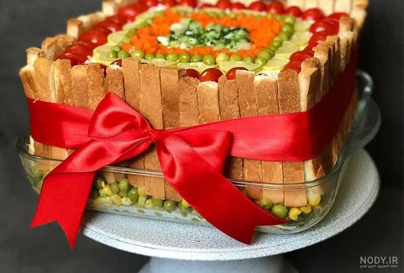 تزیین پفیلا به شکل پروانه
