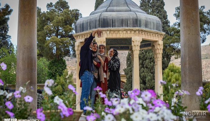 عکس آرامگاه سعدی و حافظ عکس آرامگاه سعدی و حافظ