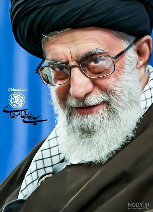 عکس امام خمینی و خامنه ای با کیفیت بالا