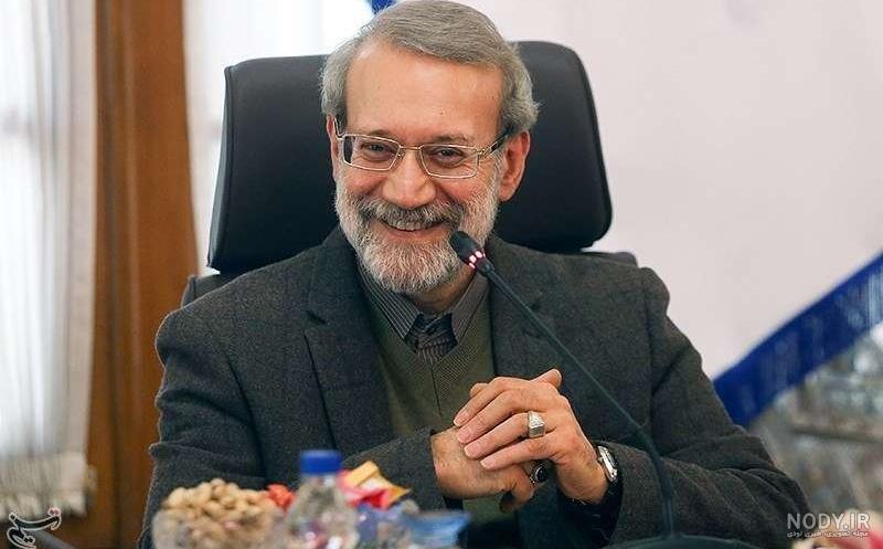 عکس خنده لاریجانی