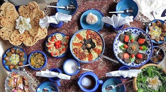 عکس غذای سالم ایرانی