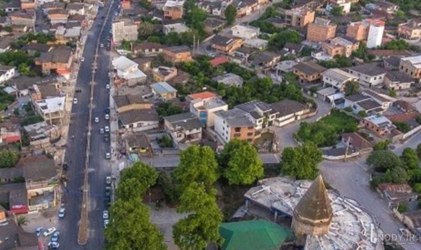عکس هوایی از شهر ساری عکس هوایی از شهر ساری