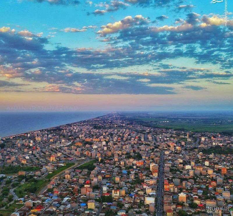 عکسهای هوایی شهر ساری عکسهای هوایی شهر ساری