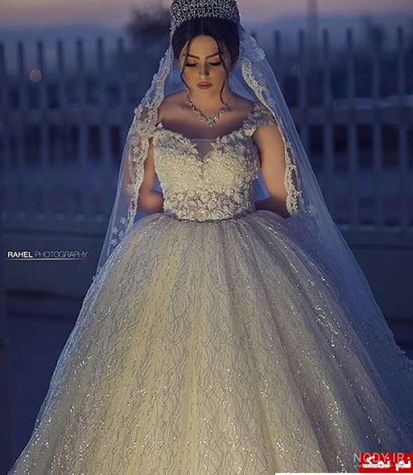 عکس عروس تنها زیبا