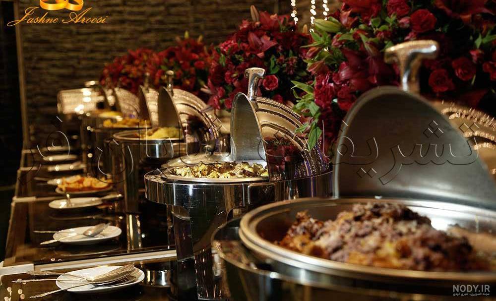 عکس غذای عروس و داماد