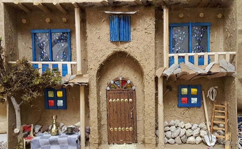 طراحی خانه روستایی ایرانی