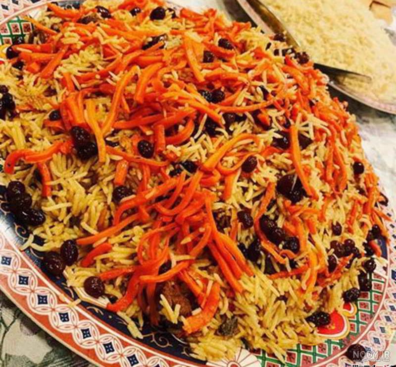 طرز تهیه قابلی پلو افغانی با مرغ