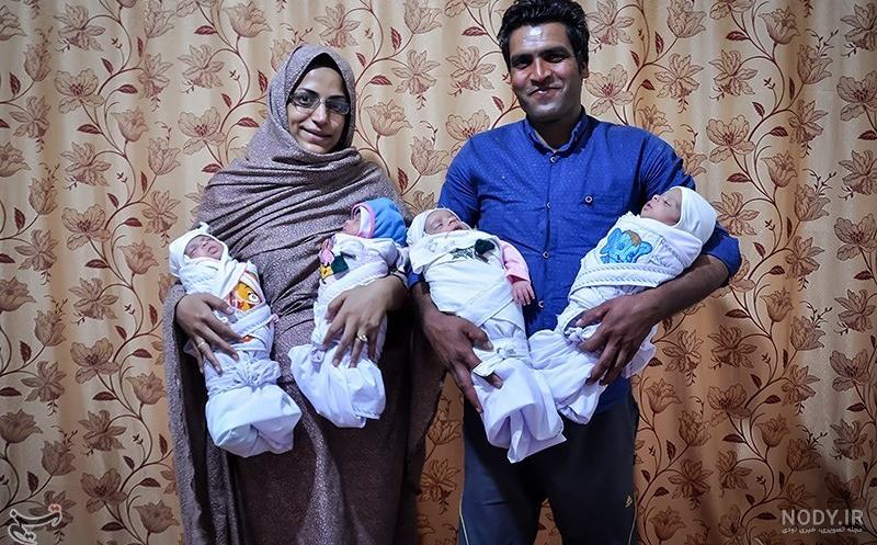 عکس بارداری پنج قلو عکس بارداری پنج قلو