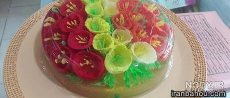 طرز تهیه ژله بدون قالب طرز تهیه ژله بدون قالب