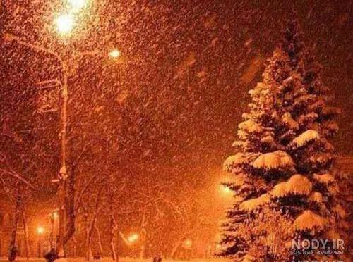 عکس برف در شب دخترانه
