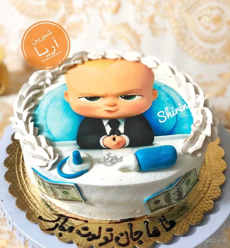 عکس روی کیک بچه رئیس