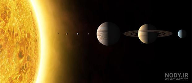 عکس سیارات منظومه شمسی به ترتیب