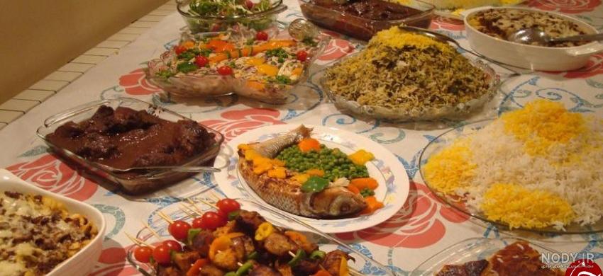 عکس لیست غذاهای ایرانی