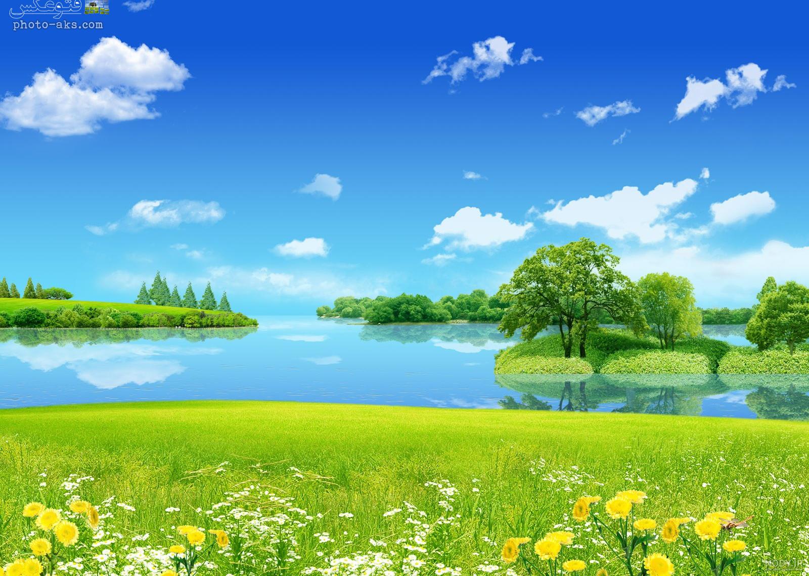 عکس منظره تابستانی زیبا عکس منظره تابستانی زیبا
