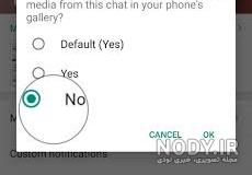 چگونه ذخیره خودکار واتساپ را فعال کنیم