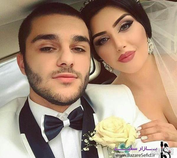 عکس عروس و داماد روی هم