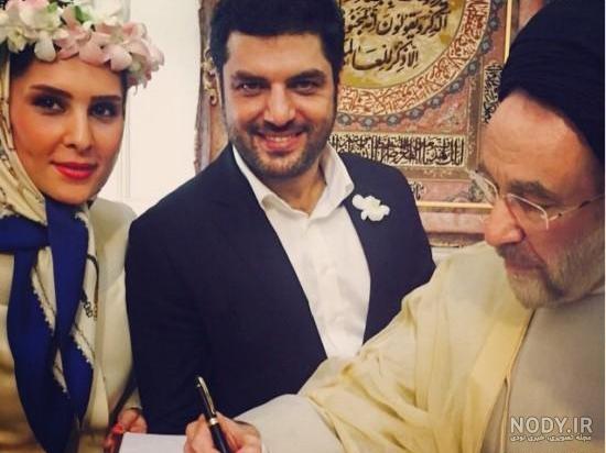 عکس عروسی بازیگران ایرانی با همسران واقعیشان