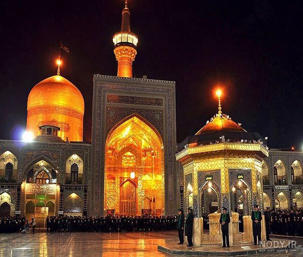 عکس شب حرم امام رضا