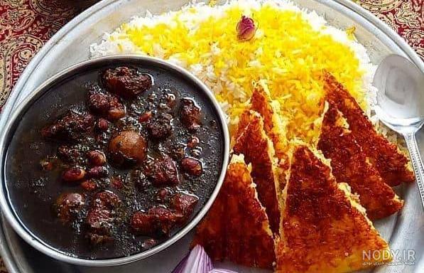 عکس قورمه سبزی در قابلمه عکس قورمه سبزی در قابلمه