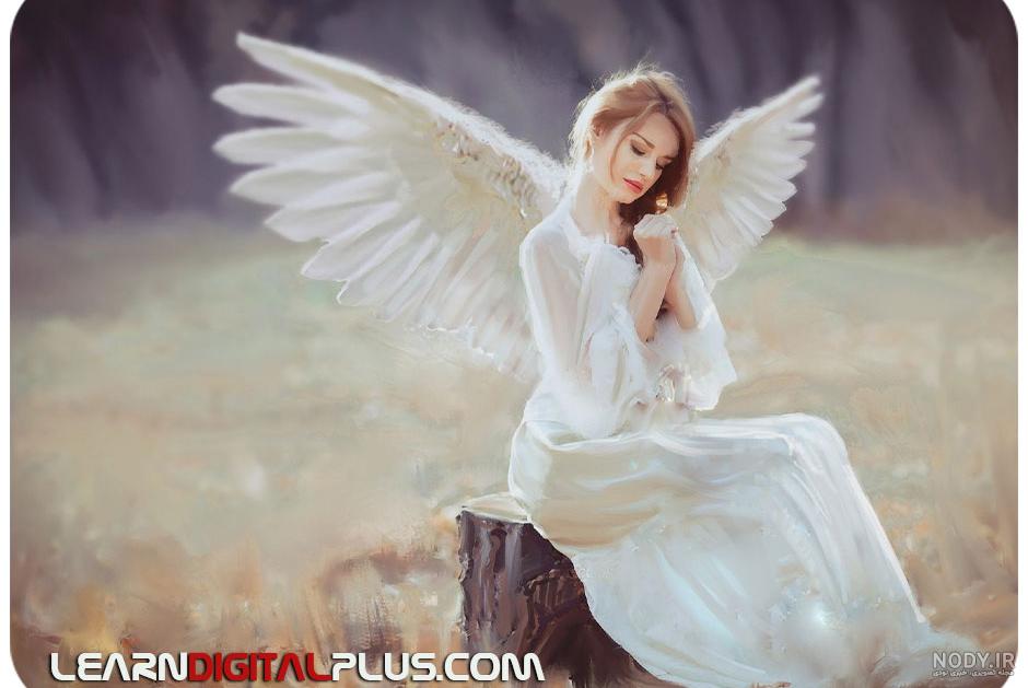 عکس پروفایل دختر با بال فرشته