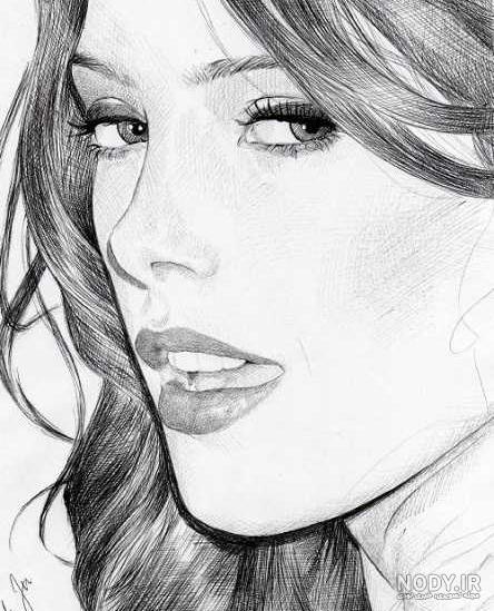 عکس چهره برای نقاشی ساده