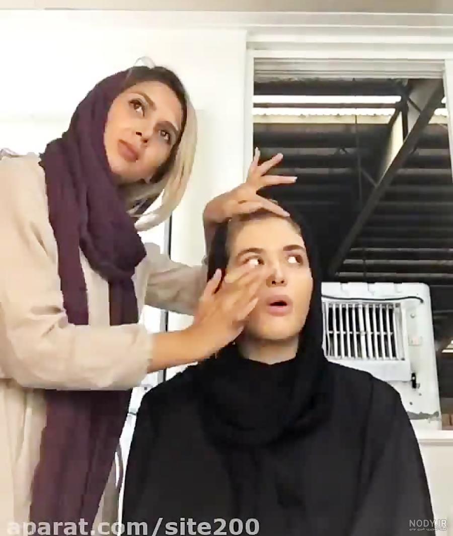عکس های ریحانه پارسا در پشت صحنه سریال پدر