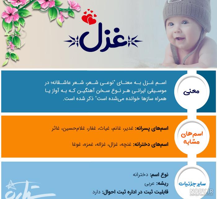 عکس اسم غزل