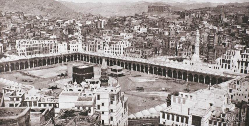 عکس خانه خدا از بالا