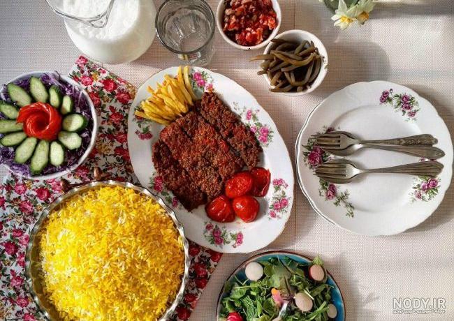 لیست غذاهای جدید ایرانی