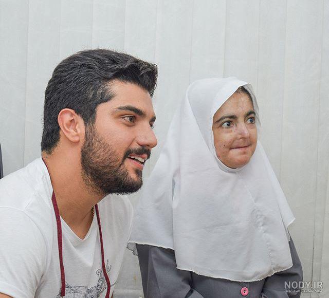 سینا سهیلی و همسرش